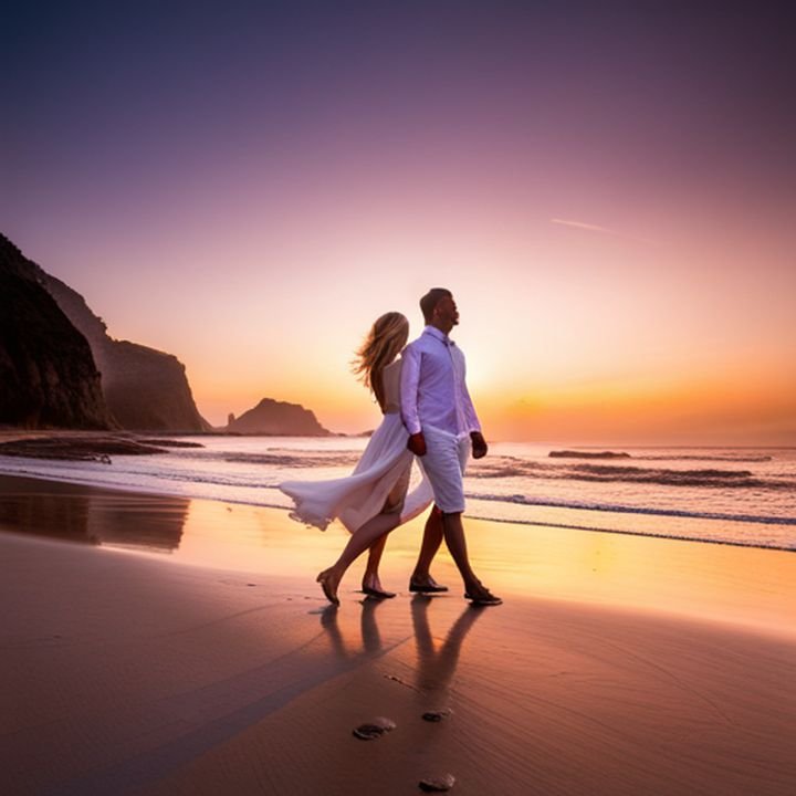 Cómo planificar un paseo romántico en la playa al atardecer