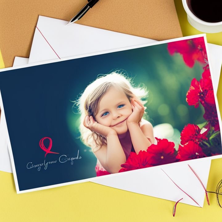 Crea tarjetas de felicitación personalizadas con papel y adornos