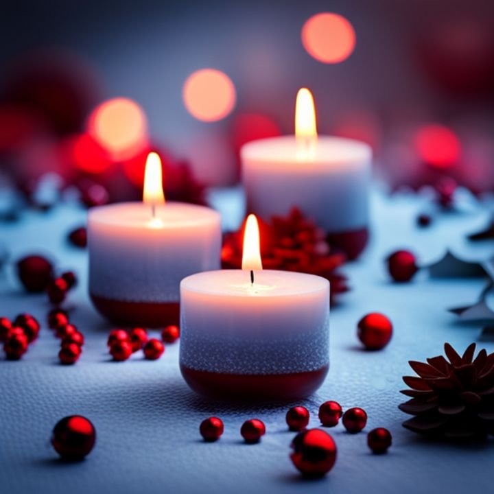 "Ideas para decorar velas navideñas"